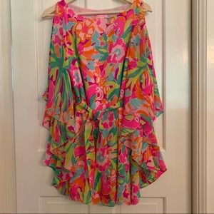 Lilly Pulitzer Margurite Silk Caftan Multi LuLu